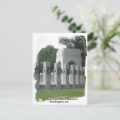 National World War II Memorial Briefkaart (Staand voorkant)
