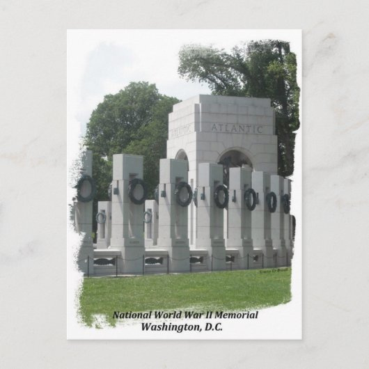 National World War II Memorial Briefkaart (Voorkant)