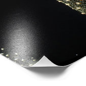 National Xmas Tree & Washington Monument at Night Foto Afdruk (Hoek)