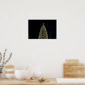 National Xmas Tree & Washington Monument at Night Poster (Keuken)