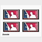 National Zombie Hunting League Sticker (Vel)