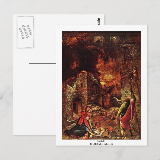 Nationale activiteit van Altdorfer, Albrecht Briefkaart (Voorkant / Achterkant)