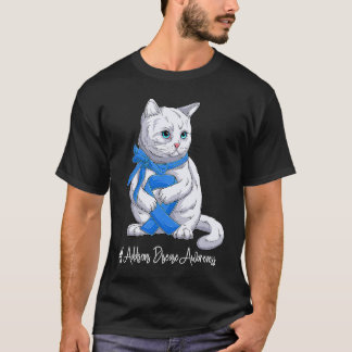 Nationale Addisons Ziekte Bewustzijn Maand Blauwe  T-shirt