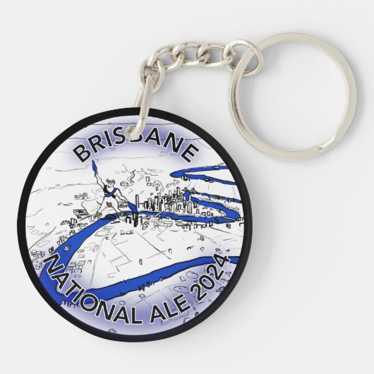 Nationale ALE 2024 acryl sleutelhanger (Achterkant)