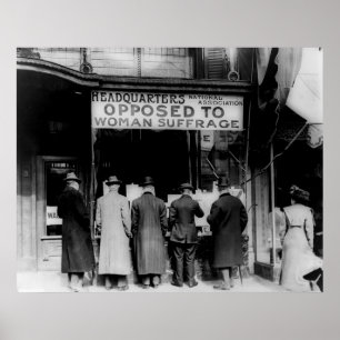 Nationale Anti-Stemrechtsvereniging Poster