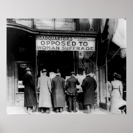 Nationale Anti-Stemrechtsvereniging Poster (Voorkant)