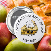 Nationale Apple Pie Day 13 mei Ronde Button 5,7 Cm