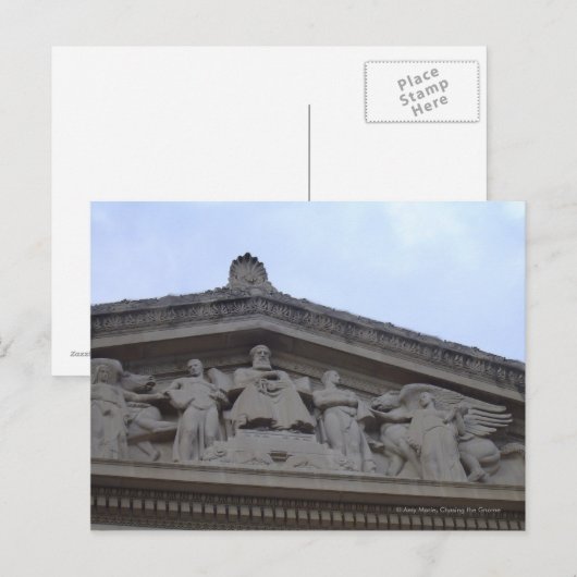 Nationale archieven briefkaart (Voorkant / Achterkant)