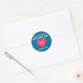 Nationale Artsendag Ronde Sticker (Envelop)