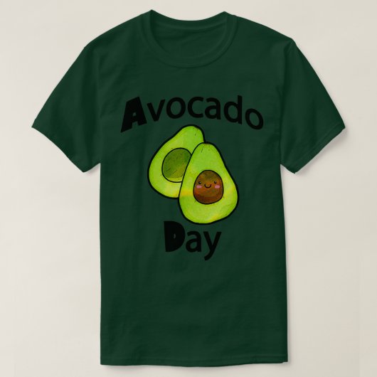 Nationale Avocado Dag 10 T-shirt (Design voorkant)