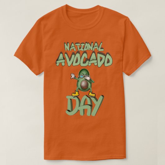 Nationale Avocado Dag 2022 T-shirt (Design voorkant)