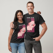 Nationale Babyroze kleur T-shirt (Unisex)