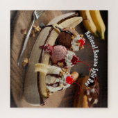 Nationale Banaan Split Dag Legpuzzel (Horizontaal)