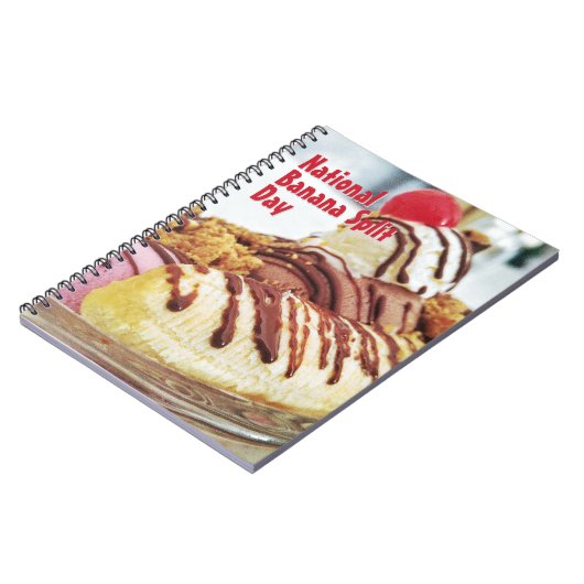 Nationale Banaan Split Dag Notitieboek (Linkerzijde)