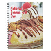 Nationale Banaan Split Dag Notitieboek (Voorkant)