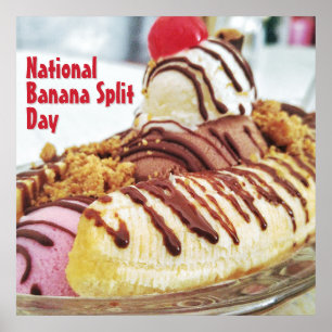 Nationale Banaan Split Dag Poster