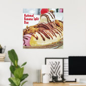 Nationale Banaan Split Dag Poster (Thuiskantoor)