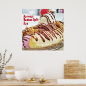 Nationale Banaan Split Dag Poster (Keuken)