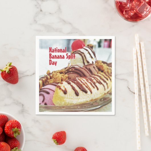 Nationale Banaan Split Dag Servet (Insitu)