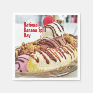 Nationale Banaan Split Dag Servet