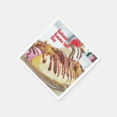 Nationale Banaan Split Dag Servet (Hoek)