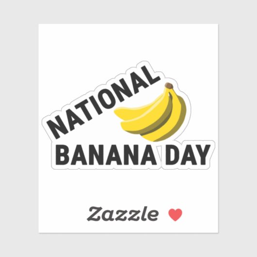 Nationale Bananendag Sticker (Vel)