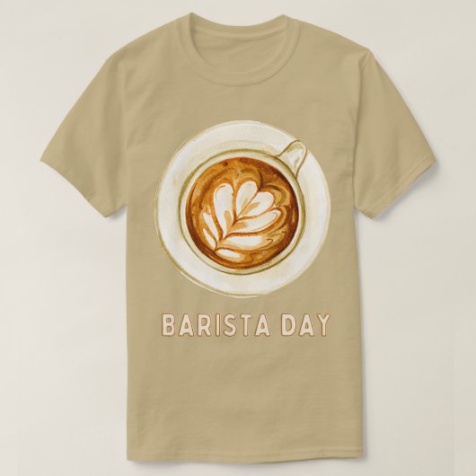 Nationale Barista Dag 11 T-shirt (Design voorkant)