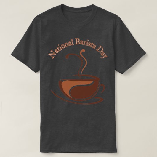 Nationale Barista Dag 15 T-shirt (Design voorkant)