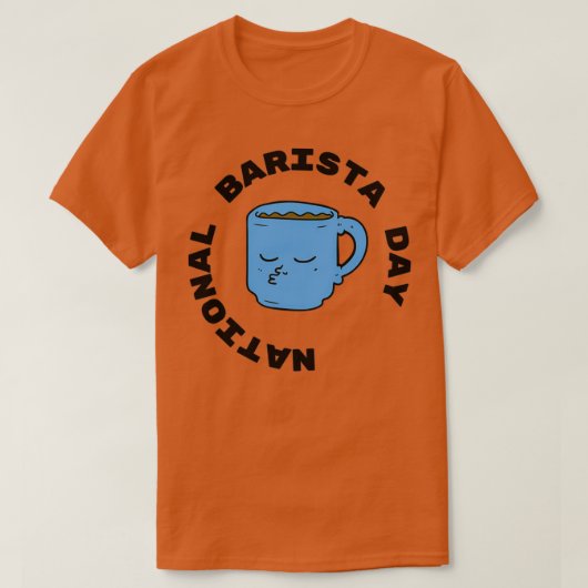 Nationale Barista Dag 2 T-shirt (Design voorkant)
