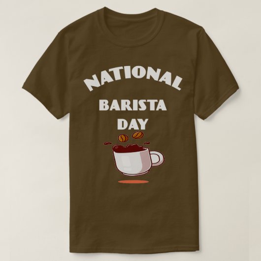 Nationale Barista Dag 3 T-shirt (Design voorkant)