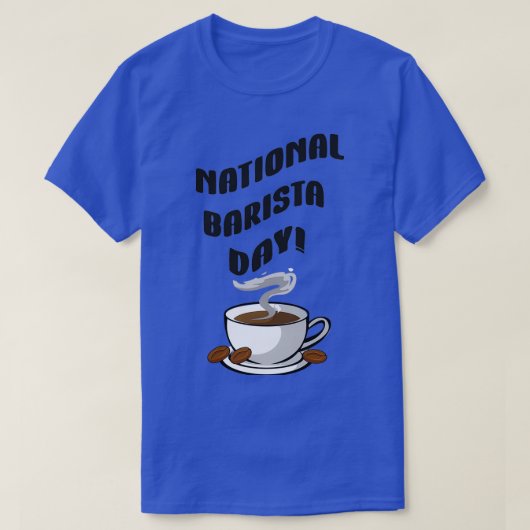 Nationale Barista Dag 5 T-shirt (Design voorkant)