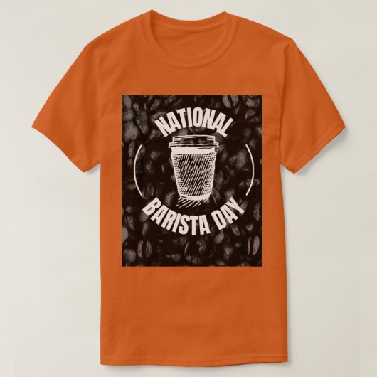 Nationale Barista Dag 7 T-shirt (Design voorkant)