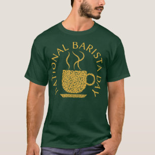 Nationale Barista Dag Coffee Lifer T-shirt