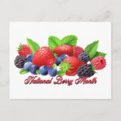 Nationale Berry-maand Briefkaart (Voorkant)