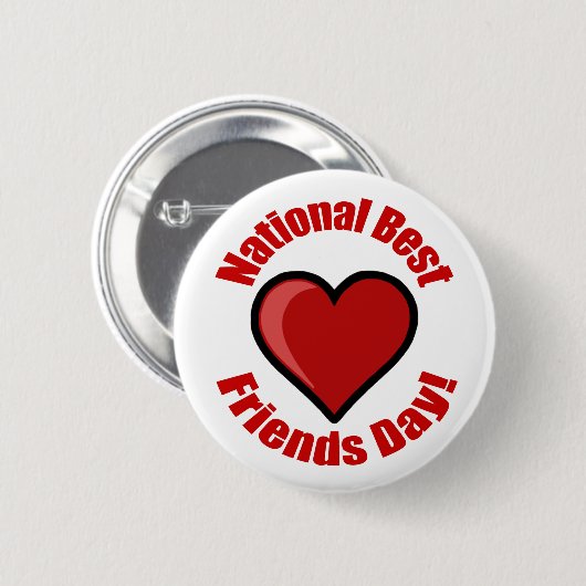 Nationale Beste Vriendag! Button (Voorkant /achterkant)