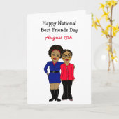 Nationale Beste Vrienden Dag 15 Augustus Kaart (Gele Bloem)
