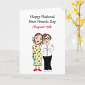 Nationale Beste Vrienden Dag 15 augustus   Kaart (Gele Bloem)