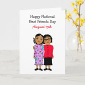 Nationale Beste Vrienden Dag 15 augustus Kaart (Gele Bloem)