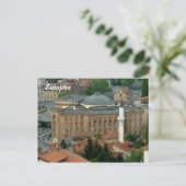 Nationale bibliotheek briefkaart (Staand voorkant)