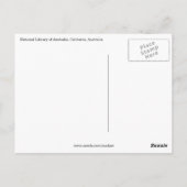 nationale bibliotheek canberra briefkaart (Achterkant)
