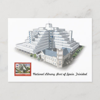 Nationale bibliotheek, haven Spanje, Briefkaart Tr