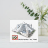 Nationale bibliotheek, haven Spanje, Briefkaart Tr (Staand voorkant)