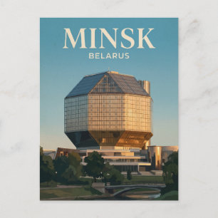 Nationale Bibliotheek van Belarus Belarus Briefkaart