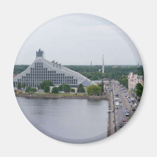 Nationale Bibliotheek van Letland, Riga Magneet (Voorkant)
