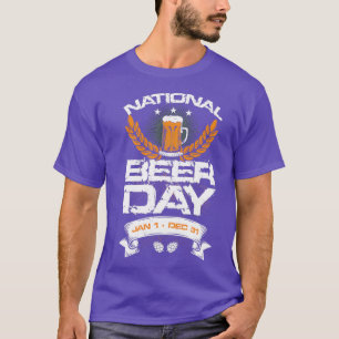 Nationale bierdag jan 1 dec. t-shirt