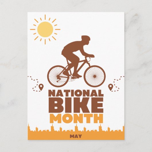 Nationale Bike-maand Briefkaart (Voorkant)