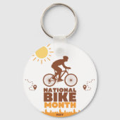 Nationale Bike-maand Sleutelhanger (Achterkant)