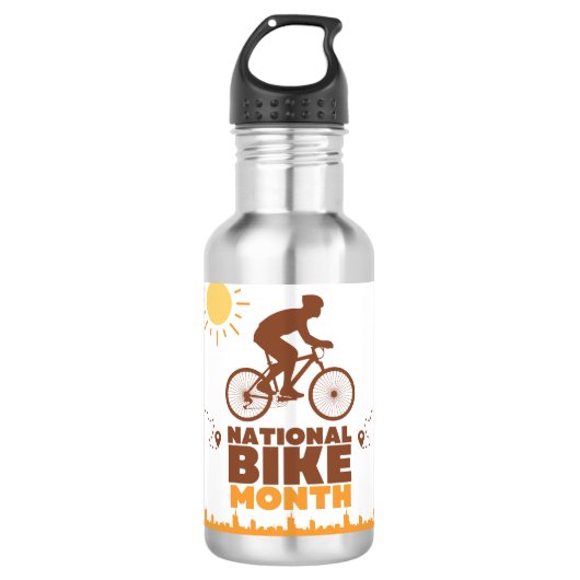 Nationale Bike-maand Waterfles (Voorkant)