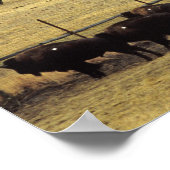 Nationale Bison Range Roundup in Montana Poster (Hoek)