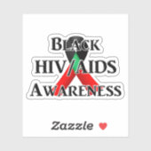 Nationale Black HIV/AIDS-bewustzijnsdag Sticker (Vel)